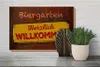 Holzschild Biergarten herzlich willkommen, 30x20 cm, Produktbild-Vorschau 5