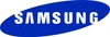 The Samsung logo is displayed prominently on a blue oval background. Produktbild-Vorschau