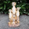 Gartenfigur Erdmännchen Figur Familie mit Kinder 38 cm Produktbild-Vorschau 1