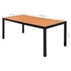 7-tlg. Garten-Essgruppe PVC Rattan Schwarz und Braun Produktbild-Vorschau 8