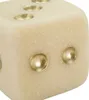Mauro Ferretti Cube Quarzy 8x8x8 cm blanc doré Voir les images du produit 5