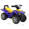 vidaXL Jeżdżący quad dla dzieci Good Year Blue Podgląd zdjęcia produktu 6