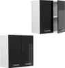 Hängeschrank Vicco R-Line Schwarz Hochglanz 60 cm, Model Produktbild-Vorschau 5