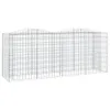 vidaXL Gabionen-Hochbeet mit Hochbogen 200x50x100 cm Produktbild-Vorschau 1