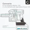 CELLONIC,Con l'adattatore di batterie Makita 18 V a Dyson Anteprima dell’immagine prodotto 3