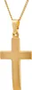 Gold Anhänger Kreuz mit Goldkette massiv 585 - 14 Karat Produktbild-Vorschau 4