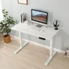 Białe biurko elektryczne regulowane 160x80 Podgląd zdjęcia produktu 2