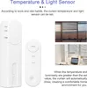 A product image showing a curtain motor and remote control, with accompanying lifestyle images and feature descriptions. Podgląd zdjęcia produktu