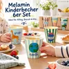 Melamin Kinderbecher 160ml Blau Himmelblau - 6er Produktbild-Vorschau 2