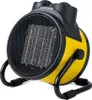 A yellow and black industrial ceramic fan heater is shown against a white background. Produktbild-Vorschau