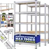 MONZANA® 2x Étagères charge lourde 5 niveaux 170x75x30cm Voir les images du produit 1