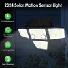 Außenleuchte mit Bewegungsmelder Solarlampen für außen Produktbild-Vorschau 2