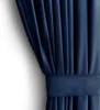 Gardine Kräuselband 140x245 cm Vorhang Indigo Verdunkelnd Produktbild-Vorschau 6