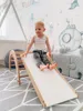 Rutsche Indoor, Kinderrutsche aus Holz | Moon Weiß Produktbild-Vorschau 2
