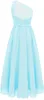 Elegantes Ein-Schulter Prinzessin Kleid - Festliches Produktbild-Vorschau 2