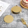 6-teiliges goldfarbenes Untersetzer-Set aus Edelstahl mit Produktbild-Vorschau 5