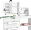 Vicco Stół do szycia Carmen, 118.5 x 79.5 cm z 3 półkami, Podgląd zdjęcia produktu 6