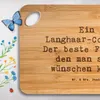 Mr. & Mrs. Panda Schneidebrett Spruch Langhaar Collie Produktbild-Vorschau 3