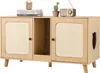 Mueble COSTWAY para arenero de gato, casa para gatos con Vista previa de la imagen del producto 1