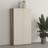 Commode étroite CAIROS - chêne Muvella / cachemire Voir les images du produit 2