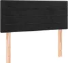 LED Kopfteil Schwarz 90x5x78/88 cm Samt Produktbild-Vorschau 4