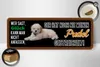 Holzschild Tier Spruch 27x10cm Pudel Hund gestreichelt Produktbild-Vorschau 2
