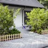 Floranica 4 Stk. Zierzaun aus Holz 100 x 40 cm nicht Produktbild-Vorschau 6