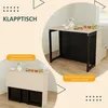 HOMCOM Bartisch mit Barhocker Set 3-TLG. Bartisch Set mit Produktbild-Vorschau 6