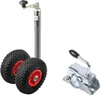 Zwillingsstützrad 300Kg 48mm Luftreifen Doppel Stützrad Produktbild-Vorschau 1