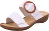Rieker Klassische Pantoletten Damen 31373832303438 Weiß 41 Produktbild-Vorschau 1