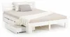 Homestyle4u Holzbett 140x200 mit 2 Schubladen Weiß Produktbild-Vorschau 1