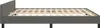 vidaXL Rám postele bez matrace tmavě šedý 180x200 cm Náhled obrázku produktu 5