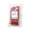 A bag of dried duck meat strips for pets. Produktbild-Vorschau
