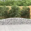 vidaXL Gabión s vysokým oblúkom 400x30x40/60 cm Pozinkované Náhľad obrázku produktu 2
