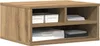 vidaXL Supporto per stampante Quercia artigianale 49 x 40 x Anteprima dell’immagine prodotto 3