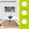 ARTland Glasbild Zebrastreifen Größe: 60x30 cm Produktbild-Vorschau 3