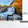 Muralo Vlies Fototapete WASSERFALL Herbstbäume Landschaft Produktbild-Vorschau 7