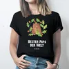 Mr. & Mrs. Panda Größe L T-Shirt Bär König - Schwarz - Produktbild-Vorschau 3