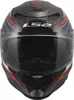 Ls2 Ff807 Dragon Subic Casco integrale nero L Nero L Anteprima dell’immagine prodotto 13