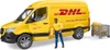 bruder 02671 MB Sprinter DHL mit Fahrer und Zubehör Produktbild-Vorschau 8