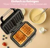 ProfiCook PC-WA 1240 2 Waffel(n) 1000 W Schwarz, Edelstahl Produktbild-Vorschau 20