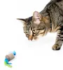 Katzenspielzeug aus Pappe · Kratzpappe mit Federn · 6 x 4 x Produktbild-Vorschau 2