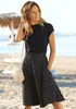 BEACH TIME Jerseykleid mit Rüschenkante in der Taille, Rock Produktbild-Vorschau 3