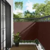 Balkonsichtschutz Braun 120 x 200 cm Oxford-Stoff Produktbild-Vorschau 1