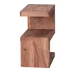 Wohnling Acacia massif Table d'appoint \"S\" Cube 45 x 30 x Voir les images du produit 5