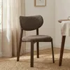 CALICOSY -  2er-Set Stoffstühle mit Beinen in Holzoptik H77 Produktbild-Vorschau 3