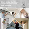 VonHaus 4-Stufige Trittleiter aus Stahl, Belastbar bis Produktbild-Vorschau 4