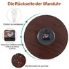 Stille Wanduhr mit 12 cm Durchmesser, geräuschloses Produktbild-Vorschau 5