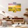 Bild auf Leinwand - Leinwandbild - Sonnenblumen Blume - Produktbild-Vorschau 7