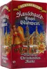 A box of Rauschgold Engel Nürnberger Glühwein, depicting a Christmas market scene with an angel figure. Produktbild-Vorschau